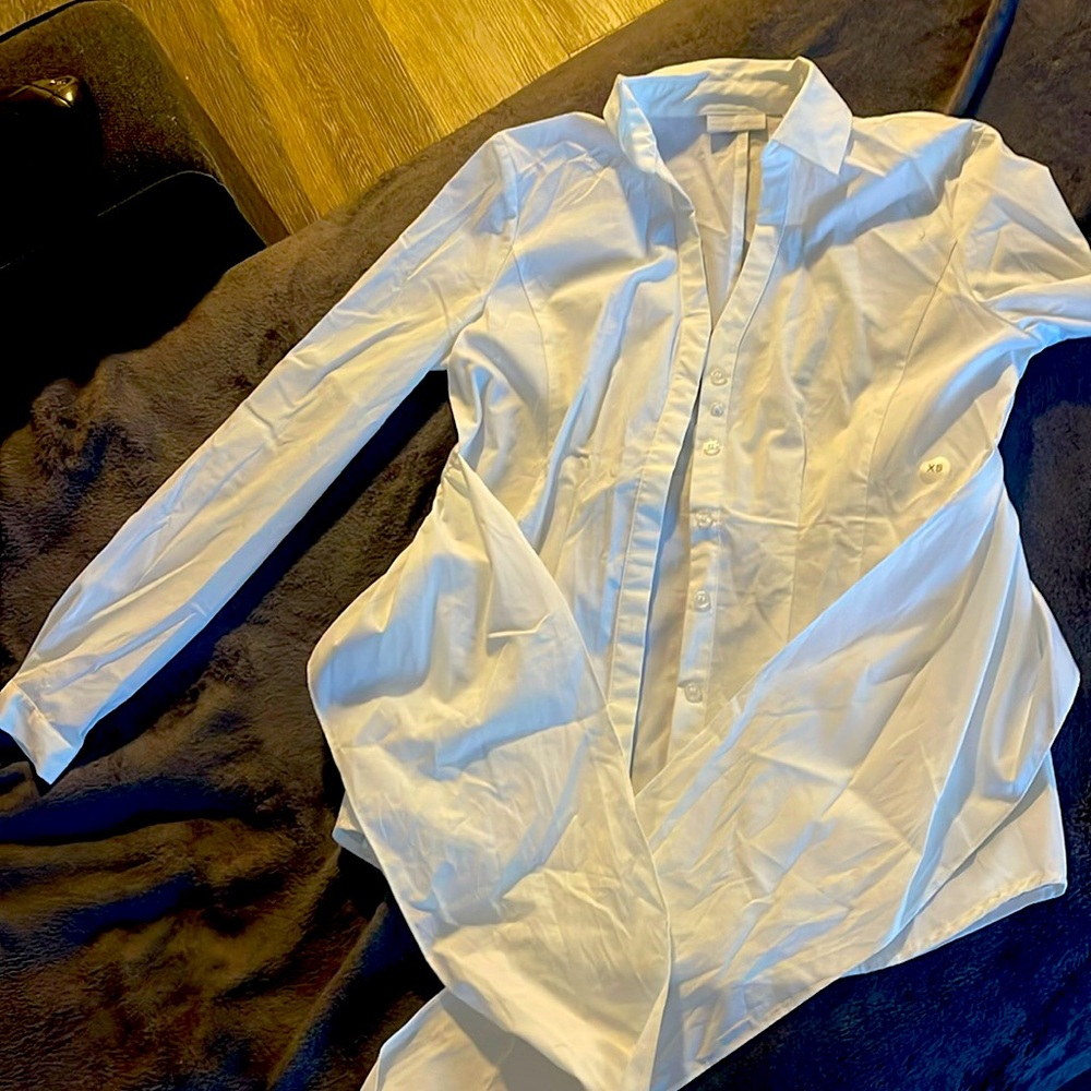New York and Company white blouse